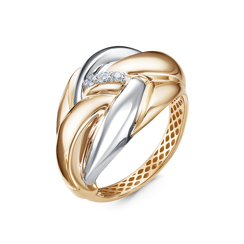 Кольцо, золото, бриллиант, д110577р